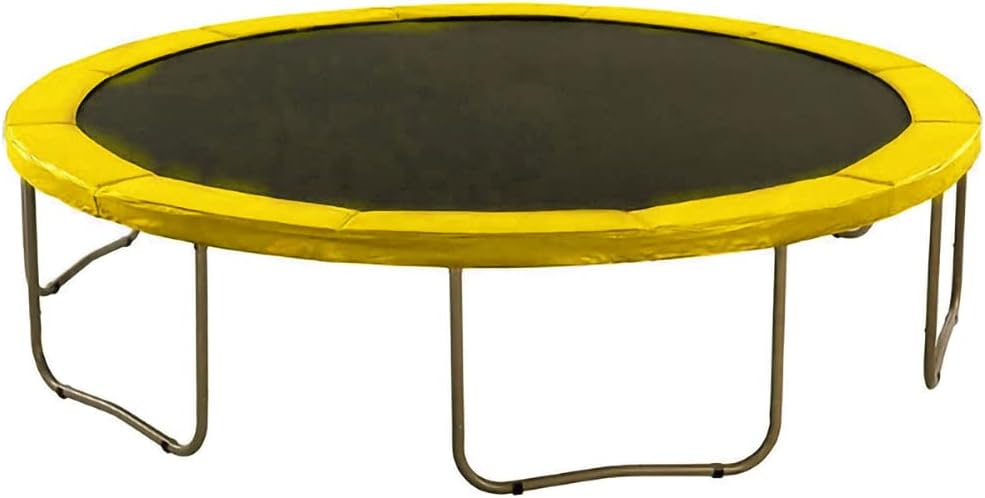 Fitness Trampolines Trampoline Replacement Safety Pad PVC Waterproof Spring Cover Trampoline Accessories for 6/8/10/12/13/14/15/16 Feet Yellow Trampoline Edge Cover