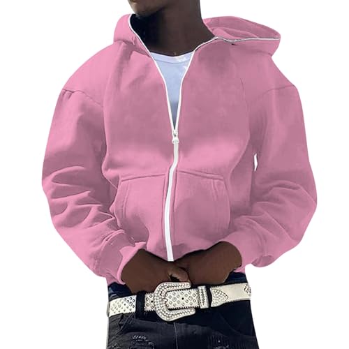 Sweat sweatshirts homme col rond rouge uni contre le froid