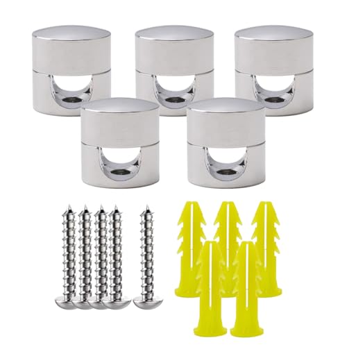 Clip de cable de metal para escritorio de pared, organizador de cables de aluminio ajustable con tornillos, 5 piezas miniatura 1