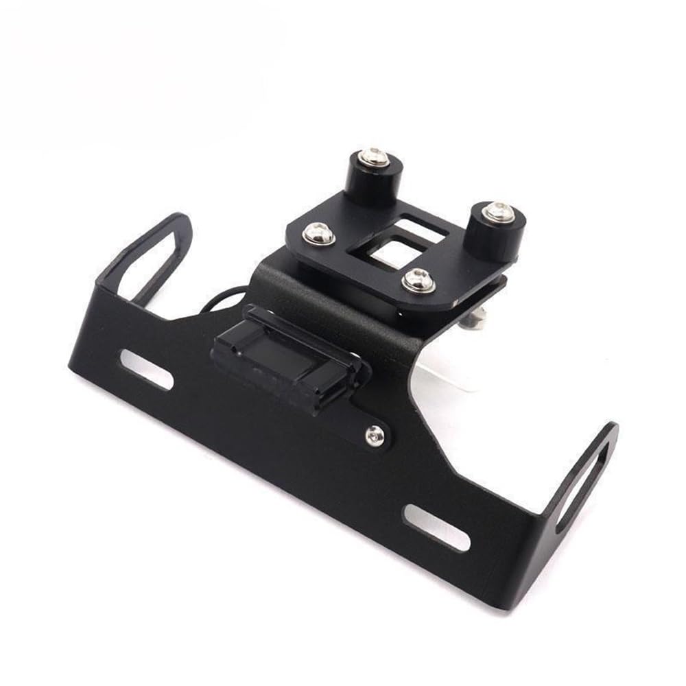 Support de plaque arrière court moto Z800 rigide et anti-vibrations
