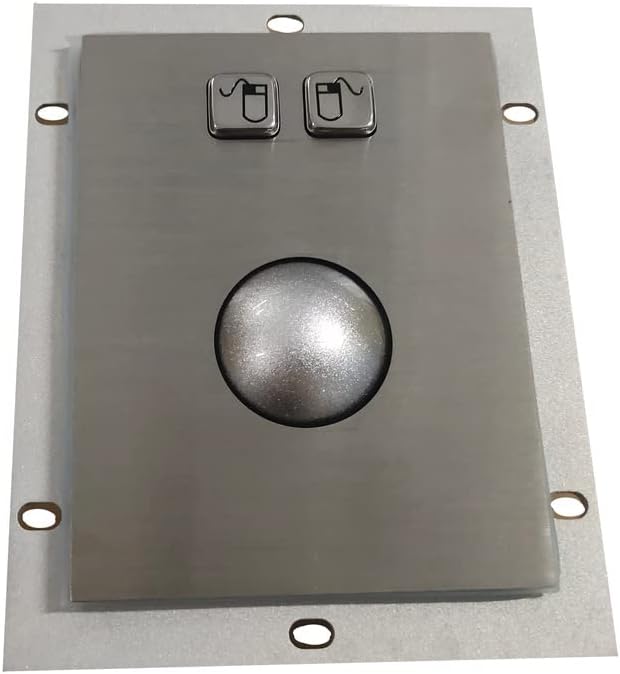 DSI Metal Optical Trackball Mouse - Kiosk Mountable KA-OPT-1001-U