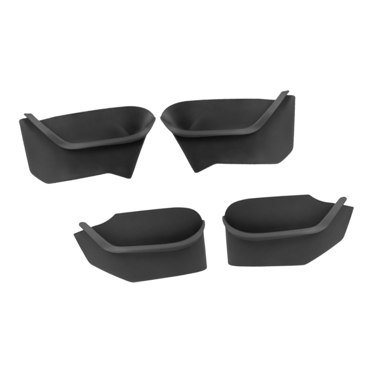 Boîtes de rangement pour portières latérales de voiture | Lot de 4 pièces universel