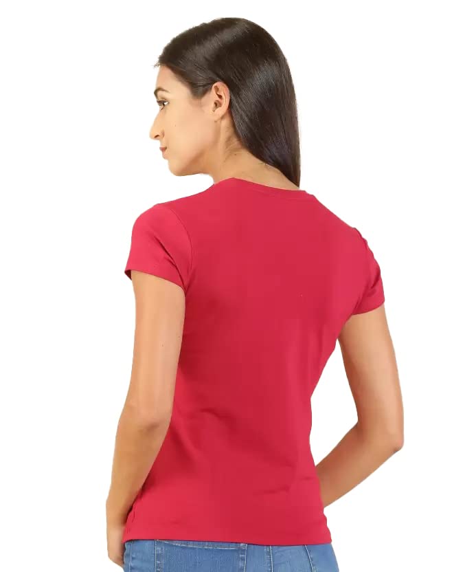 Image of Lyra Women's Cotton Regular Fit T-Shirt