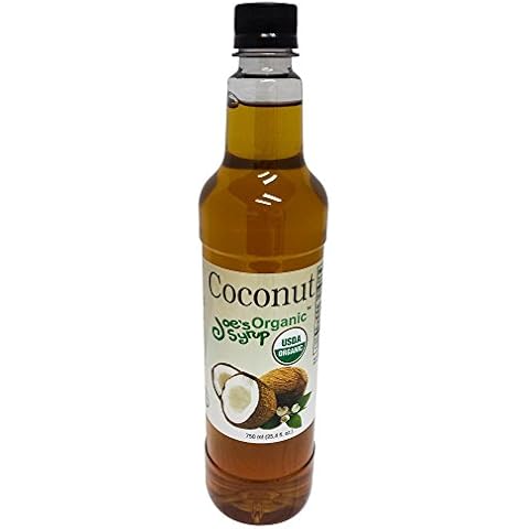 Joe’s Syrup Organic Flavored Syrup, Organic Coconut, 750 ml Cover
