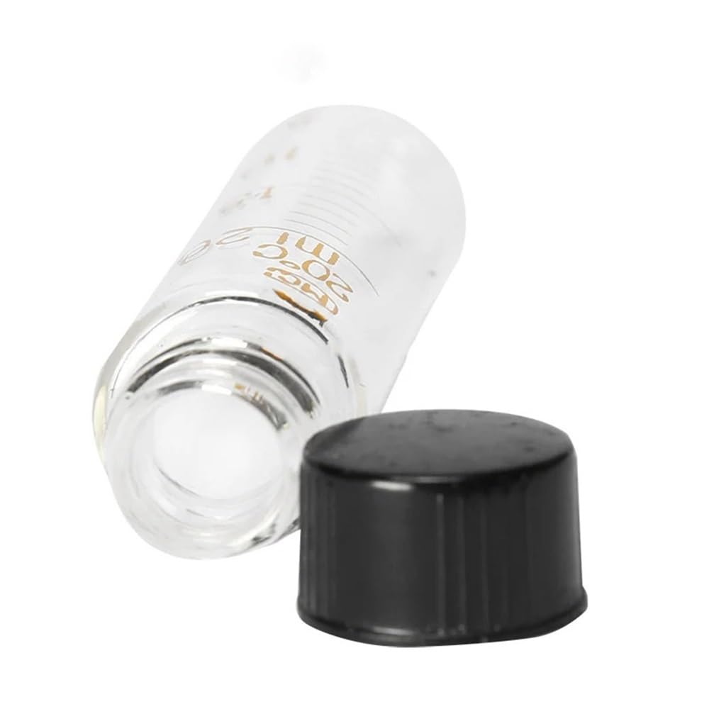 Laborgeräte und -ausrüstung 6 teile/paket 20-25-30-50ml Glas Zentrifugenröhrchen Mit Schraube Deckel Graduierten Röhrchen Mit Abdeckung Runden Boden(50ml)