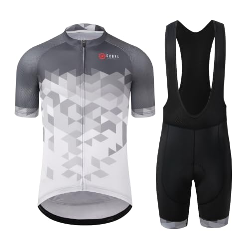 GCRFL Grey White Cycling Clothing Kit