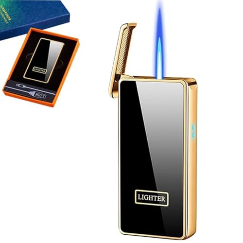Encendedor recargable con ignición por voz y llama antorcha miniatura 1
