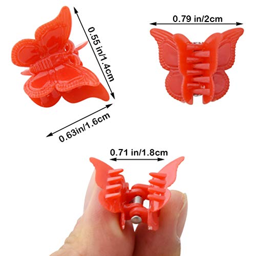 160 Pcs Mini Hair Clips, Fengek 100 Pcs Butterfly Clips With 60 Pcs Petal Clips Hair Accessories For Girls And Women, Assorted Color #TOP1