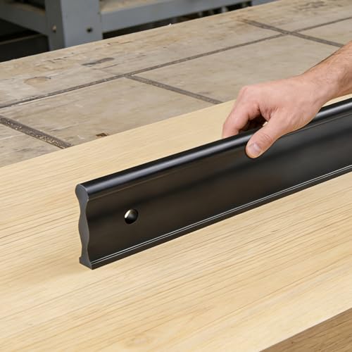 Evecad 17.5\" Anodized Aluminum Straight Edge, Suitable for Checking Straightness On Metal Surface Tops & Machinery, Layout Tool for Marking and Scribing Lines,1 Pack - Thumbnail 5