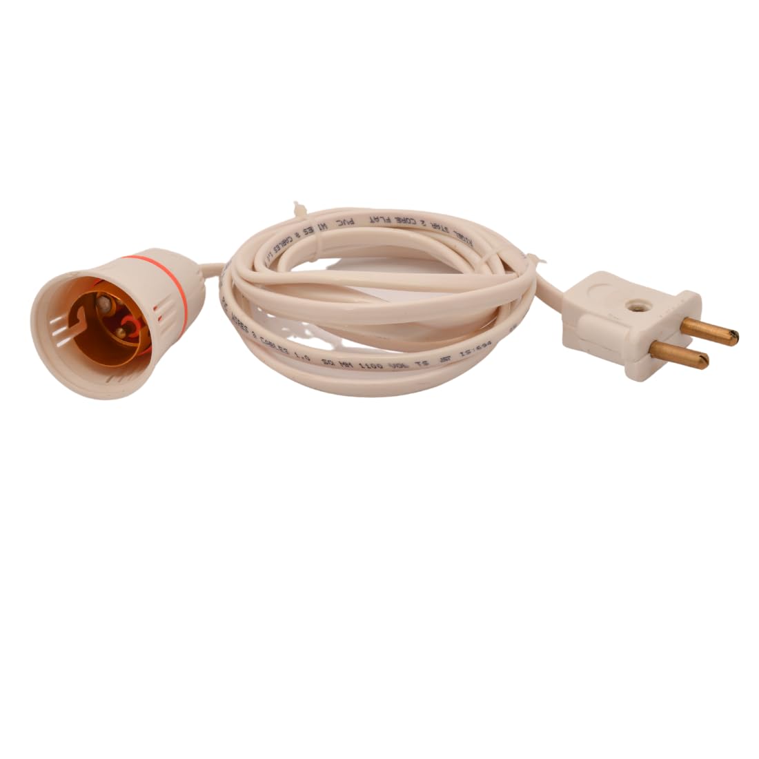 Spectrum Collections Hanging Bulb Holder Flexible Wire with 2 Pin Plug for Multipurpose or Festive Decorations (Multicolor) (15 Meters, Multicolor)-image-45
