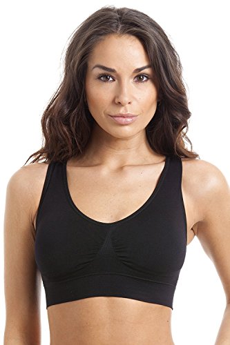Preisvergleich Produktbild CAMILLE Shapewear BH figurformend - nahtlos - Schwarz 40