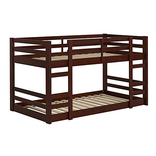 image for Walker Edison Alexander Classic Solid Wood Stackable Jr Twin over Twin
