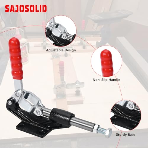 Image of 1-Pack, 304H Push Pull Toggle Clamp, 1,499 lb Holding Capacity