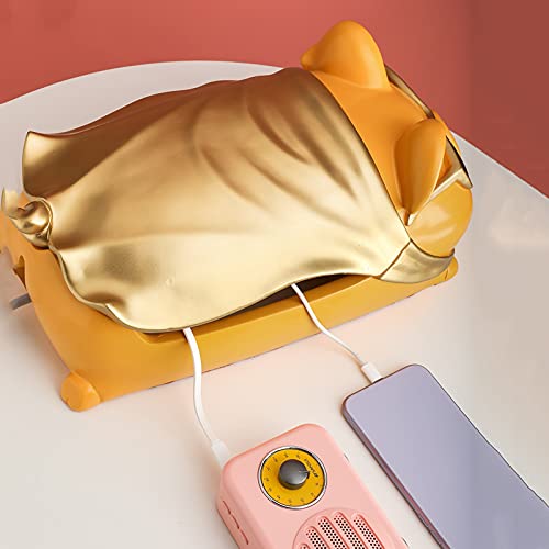 Câble de cochon mignon boîte de rangement pour bureau et multiprise - 7