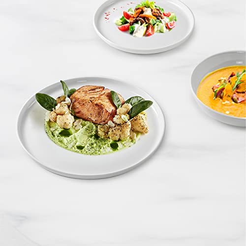 Table 12 16-Piece Natural White Coupe Dinnerware Set, Service For 4 #TOP6