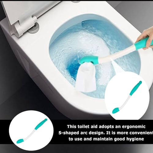 1 Stück Abwischhilfe für Po,Toilettenhilfe zum Abwischen des Gesäßes,Hilfsmittel Für Senioren Im Alltag,Toilettenhilfe Zum Abwischen Des Gesäßes,Hilfsmittel Für Einarmige,Griffe Toilettenpapier