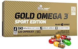 Olimp Gold Omega 3 Sport Edition 120 Kapsül Balık yağı yağ asidi e vitamini