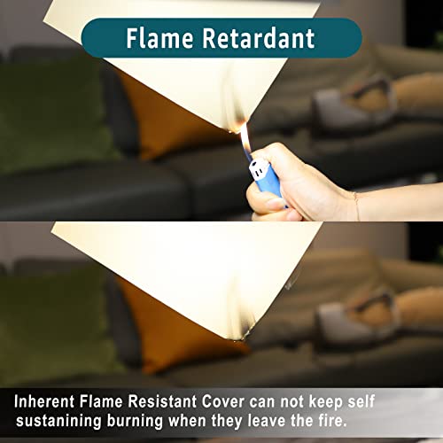 Amazecov Premium Headrest Cover For Recliner Chair,Flame Retardant Faux Leather Headrest Protector For Furniture, Theater Seat Cover Head Protector Cover For Home & Office Sofa,16Wx27L, Hot Red #TOP3