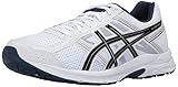 ASICS Men's Gel-Contend 4 Running Shoe, White/Black/Insignia Blue, 10 Medium US