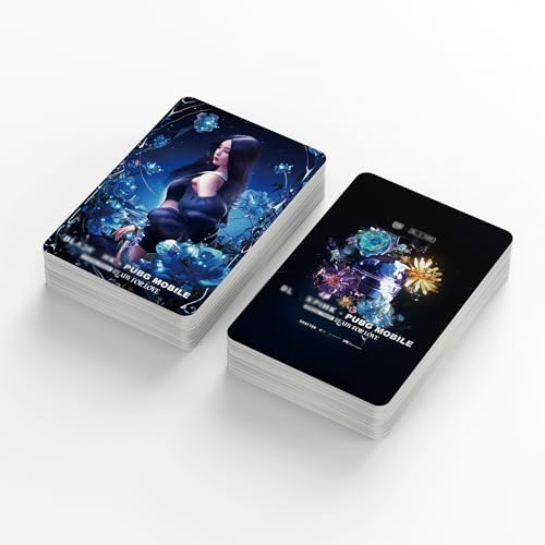 55Pcs Lomo Card Set for Black&Pink%（Pink Venom） Photocards Merchandise Gift for Girls and Boys Colle