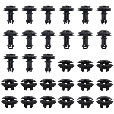 Icyhaws 15 Sets Front Bumper Clips, Air Deflecter Retainer Clips & Grommets, Bumper Grill Fender Rivets, Retainers Clips Compatible with Chevy Suburban Tahoe GMC Sierra Yukon 15733971 15733970 Cover