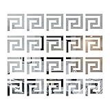 MicButty Espejo adhesivo de pared, 160 x 160 mm)