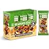 Bearded Brothers, Organic Vegan Protein Energy Bars, Almond Butter Chocolate (12 Pack) - Gluten Free, Paleo, Non GMO, Soy Free, Low Glycemic, No Sugar Added, Packed with Protein, Fiber (Packaging May Vary)