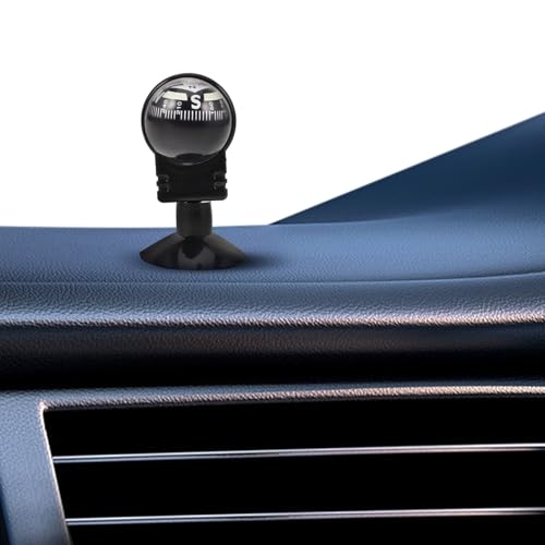 Brújula plegable para auto con bola guía y ventosa miniatura 4
