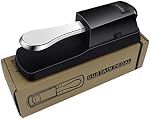 Pédale de sustain pour piano, pédale de sustain universelle pour claviers numériques Yamaha, Casio, Roland, Korg, synthétiseur, prise 1/4 pouce (argent)