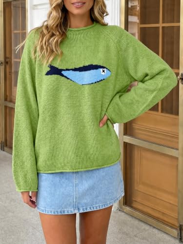 Tankaneo Womens Oversized Sweaters Chunky Knit Pullover Tops Fall Outfits — view 5