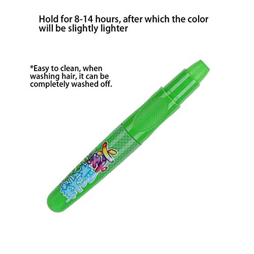 Venda Louca Giz de cera de tingimento de cabelo, caneta portátil de tingimento de cabelo, coloração