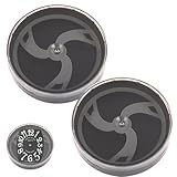 TECHPLUS 2Pcs Portable Watch Storage Box for Watch Dials – Dust and Scratch Protection Organizer, Display Travel Case,2-Inch Diameter