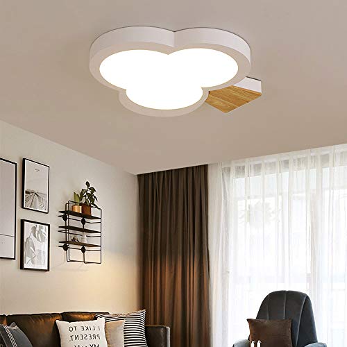 Grand lustre nordique plafonnier LED forme d'arbre lampe bois réglable salon