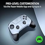 Razer Raiju V3 Pro Wireless Controller: Officially licensed for PlayStation, PS5, PC - Lag-free Esports Grade Performance - 6 Remappable Buttons - Customizable TMR Thumbsticks - Fast Triggers - White - Image 4