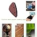 110Pcs Oscillating Tool Detail Sanding Pads Kit, 100Pcs Triangular Sanding Padpapers with Holes, 4Pcs Triangle Sanding Pads and 6 Triangular Scrubbing Pads for Plaster/Wood Polish Sanding