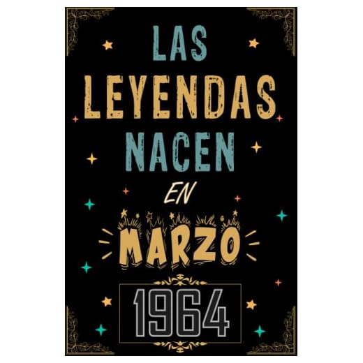 CUADERNO, LAS LEYENDAS NACEN EN MARZO 1964: Regalo de 59 cumpleaños para mujeres y hombres, ideas de 59 cumpleaños... un cumpleaños... divertido, ... regalo de 59 cumpleaños para él/ella.