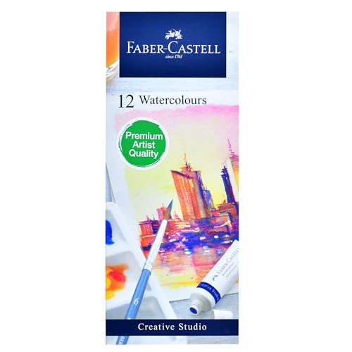 price history - Faber-Castell Creative Studio Watercolours, 5 ml - Set of 12, Multicolor