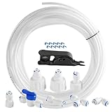 Universal Anschluss-Set,Wasserzulaufleitung Anschluss Set,Wasserversorgungsschläuche und kupplungen,15m Wasserschlauch für Side by Side Kühlschrank,Umkehrosmoseanlage Trinkwasser