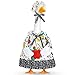 FuWeave Back to School Porch Goose Outfit Set for Plastic Statue Lawn Porch Goose Clothes with Schoolbag for Patio Decor(Bright,23 Inch)