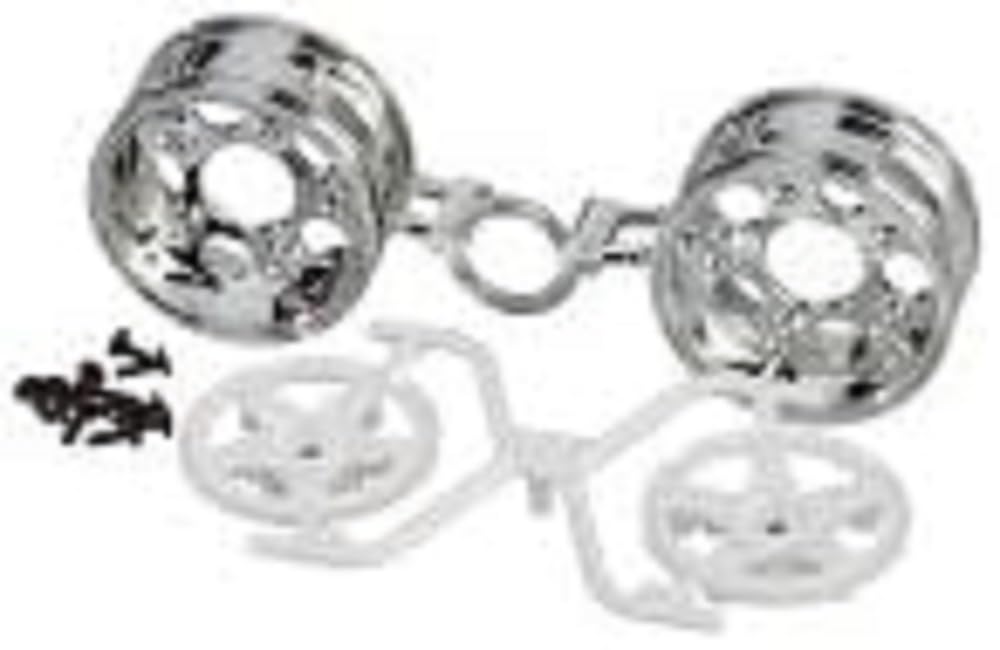 TAMIYA T.Tom's Supra 300050672 Rims 26 mm Set of 2 Chrome/White