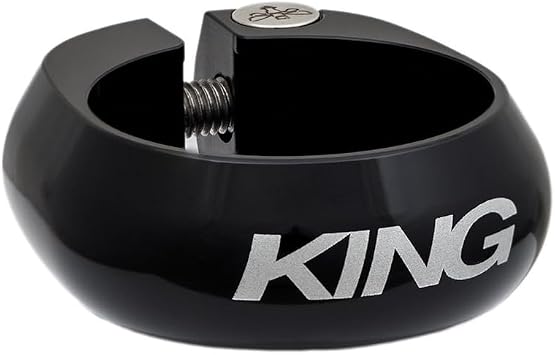 CHRIS KING JAB1 Seatpost Clamp - 30.0mm, Bolt-On, Black