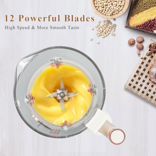 Automatic Nut Milk Maker Machine - 1500ml Plant-Based Milk & Juice Maker with Noise-Reducing Cover, Delay Start & Auto Clean Functionality - Image 5