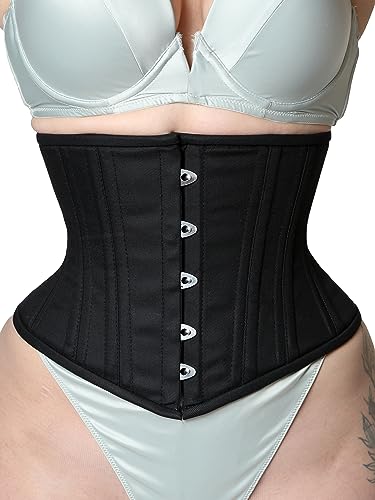 Heavy Duty Underbust Double Steel Boned Waist Trainer Cincnher