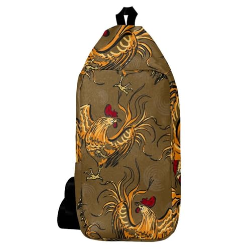 Sac à dos à bandoulière Furious Rooster contre l'encombrement