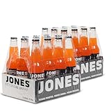 Jones Soda Co. Orange Cream Soda Flavor | 100% Cane Sugar Soda | Craft Soda Pop | Soda Soft Drinks | Glass Bottle Soda