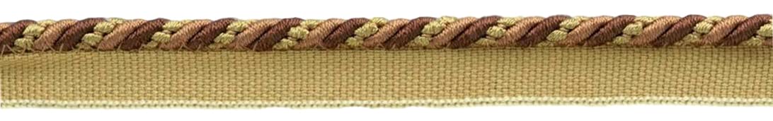 Cordon torsadé pour coussin de salon ambiance cosy chocolat et beige