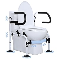 Toilet Safety Frame Toilet Safety Rails For Elderly, Adjustable Height Non-Slip Assist Handrail Bar I.288202071 - View #2