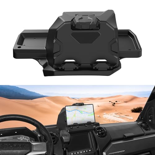 XUTVOTOR Tablet Phone Mount for Polaris Ranger 1500 XD Electric Device GPS Mount Storage Box Adjustable Navigation Tablet Phone Holder for Polaris Ranger XD 1500 Northstar Ultimate 2024 Accessories