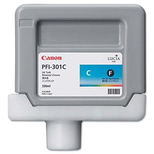 Canon PFI301 Cartouche Cyan - vue 6