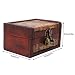Hztyyier Joyero Vintage con Cerradura Caja de Almacenamiento de Madera Collar Caja...